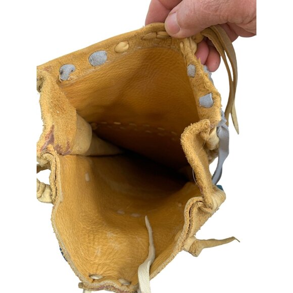Handmade Buckskin Fur Leather Native American Medicine Herb Bag C10526 - Picture 3 of 9